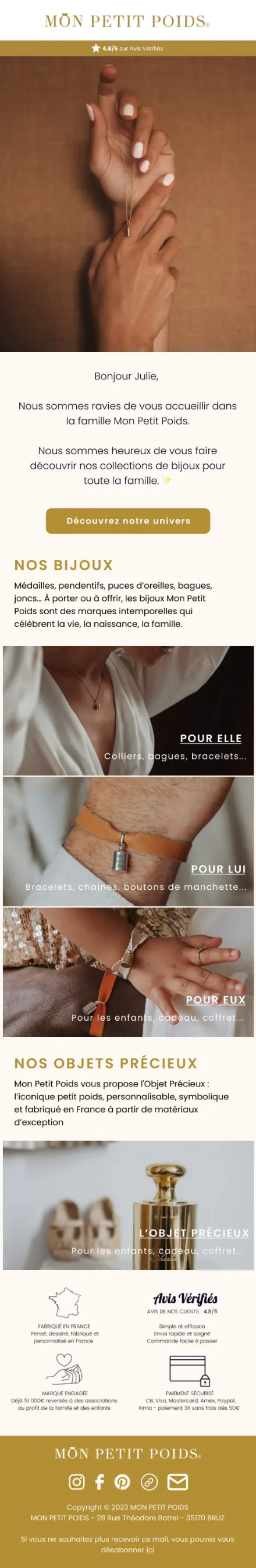 Campagne Mon Petit Poids — Welcome · bienvenue
