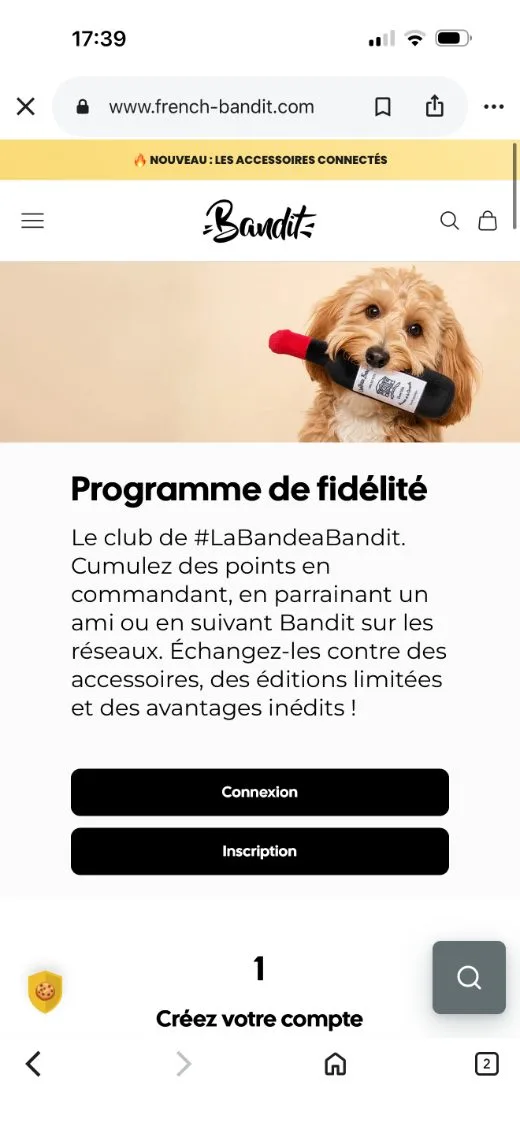 Programme de fidélité French Bandit